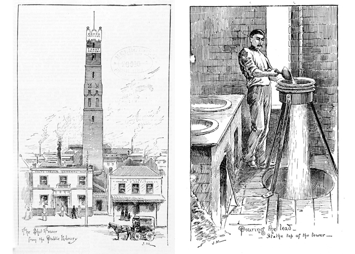 How Shot is Made, prints published in the Illustrated Australian news, 1891